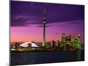 Toronto Skyline at Night, Canada-Jim Schwabel-Mounted Photographic Print