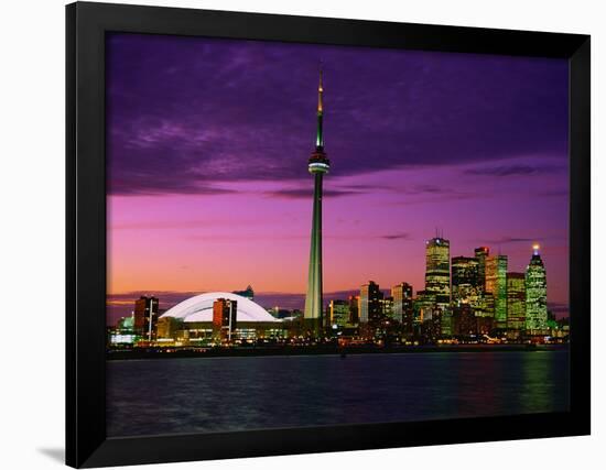 Toronto Skyline at Night, Canada-Jim Schwabel-Framed Photographic Print