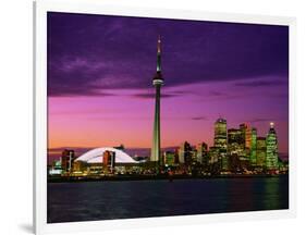 Toronto Skyline at Night, Canada-Jim Schwabel-Framed Photographic Print