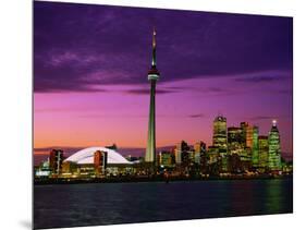 Toronto Skyline at Night, Canada-Jim Schwabel-Mounted Photographic Print