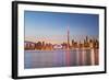 Toronto Skyline at Sunset from Toronto Islands-Brad Smith-Framed Photographic Print