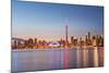 Toronto Skyline at Sunset from Toronto Islands-Brad Smith-Mounted Photographic Print