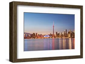 Toronto Skyline at Sunset from Toronto Islands-Brad Smith-Framed Photographic Print