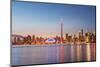 Toronto Skyline at Sunset from Toronto Islands-Brad Smith-Mounted Photographic Print