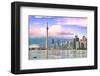 Toronto Skyline Center Island-null-Framed Art Print