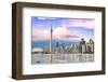 Toronto Skyline Center Island-null-Framed Art Print