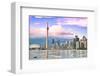 Toronto Skyline Center Island-null-Framed Art Print