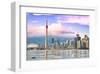 Toronto Skyline Center Island-null-Framed Art Print