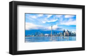 Toronto Skyline Center Island-null-Framed Art Print