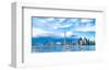 Toronto Skyline Center Island-null-Framed Art Print