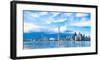 Toronto Skyline Center Island-null-Framed Art Print