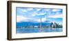 Toronto Skyline Center Island-null-Framed Art Print