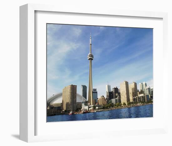 Toronto Skyline from Island-null-Framed Art Print