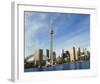 Toronto Skyline from Island-null-Framed Art Print
