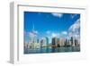 Toronto Skyline from the Lake-null-Framed Art Print