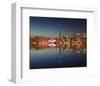 Toronto Skyline & Lake Ontario-null-Framed Art Print