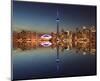 Toronto Skyline & Lake Ontario-null-Mounted Art Print