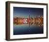 Toronto Skyline & Lake Ontario-null-Framed Art Print