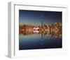 Toronto Skyline & Lake Ontario-null-Framed Art Print