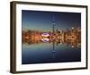 Toronto Skyline & Lake Ontario-null-Framed Art Print
