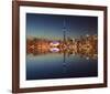 Toronto Skyline & Lake Ontario-null-Framed Art Print