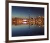 Toronto Skyline & Lake Ontario-null-Framed Art Print