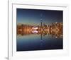 Toronto Skyline & Lake Ontario-null-Framed Art Print