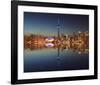 Toronto Skyline & Lake Ontario-null-Framed Art Print