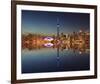 Toronto Skyline & Lake Ontario-null-Framed Art Print