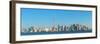 Toronto Skyline Panorama over Lake with Urban Architecture.-Songquan Deng-Framed Photographic Print