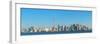 Toronto Skyline Panorama over Lake with Urban Architecture.-Songquan Deng-Framed Photographic Print