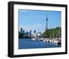 Toronto Skyline & Waterfront-null-Framed Art Print