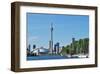 Toronto Skyline Waterfront-null-Framed Art Print