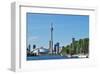 Toronto Skyline Waterfront-null-Framed Art Print