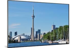 Toronto Skyline Waterfront-null-Mounted Art Print