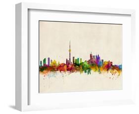 Toronto Skyline-Michael Tompsett-Framed Art Print