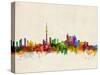 Toronto Skyline-Michael Tompsett-Stretched Canvas