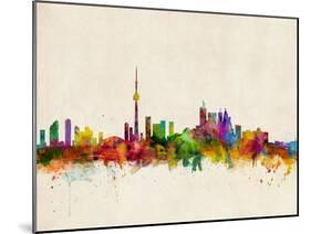 Toronto Skyline-Michael Tompsett-Mounted Art Print