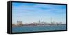 Toronto skylines at the waterfront, Ontario, Canada-null-Framed Stretched Canvas