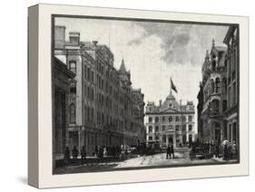 Toronto Street, and Post Office, Canada, Nineteenth Century-null-Stretched Canvas