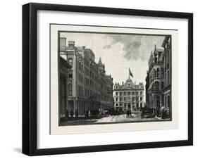Toronto Street, and Post Office, Canada, Nineteenth Century-null-Framed Giclee Print