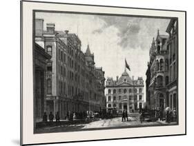 Toronto Street, and Post Office, Canada, Nineteenth Century-null-Mounted Giclee Print