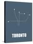 Toronto Subway Map I-null-Stretched Canvas