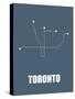 Toronto Subway Map I-null-Stretched Canvas
