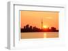 Toronto Sunrise Skyline & Lake-null-Framed Art Print