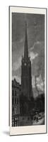 Toronto, Tower and Spire of St. James's Cathedral, Canada, Nineteenth Century-null-Mounted Premium Giclee Print
