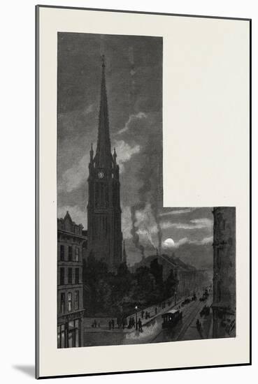 Toronto, Tower and Spire of St. James's Cathedral, Canada, Nineteenth Century-null-Mounted Giclee Print