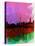 Toronto Watercolor Skyline-NaxArt-Stretched Canvas