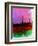 Toronto Watercolor Skyline-NaxArt-Framed Art Print