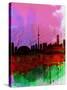 Toronto Watercolor Skyline-NaxArt-Stretched Canvas